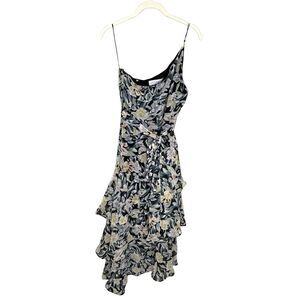 Petal + Pup Amren Dress Womens 8 AU 12 Floral Ruffle Maxi Tiered Spaghetti Strap